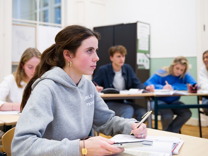 Wiskunde les examenklas
